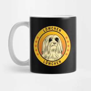 Lowchen Dog Portrait Mug